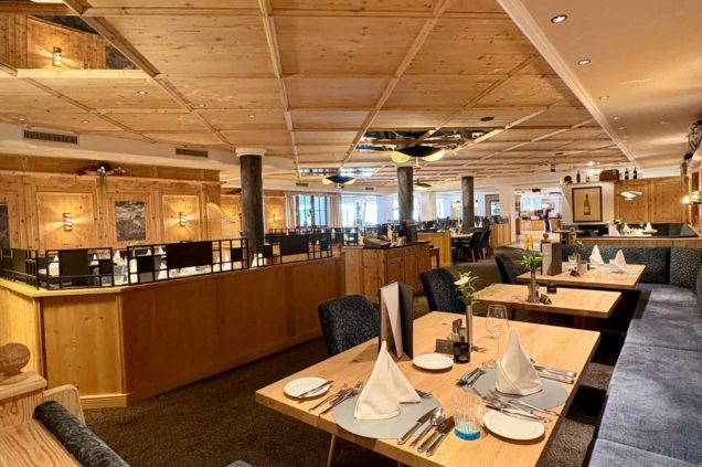 Der Speisesaal am Abend